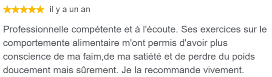 diététicienne en ligne